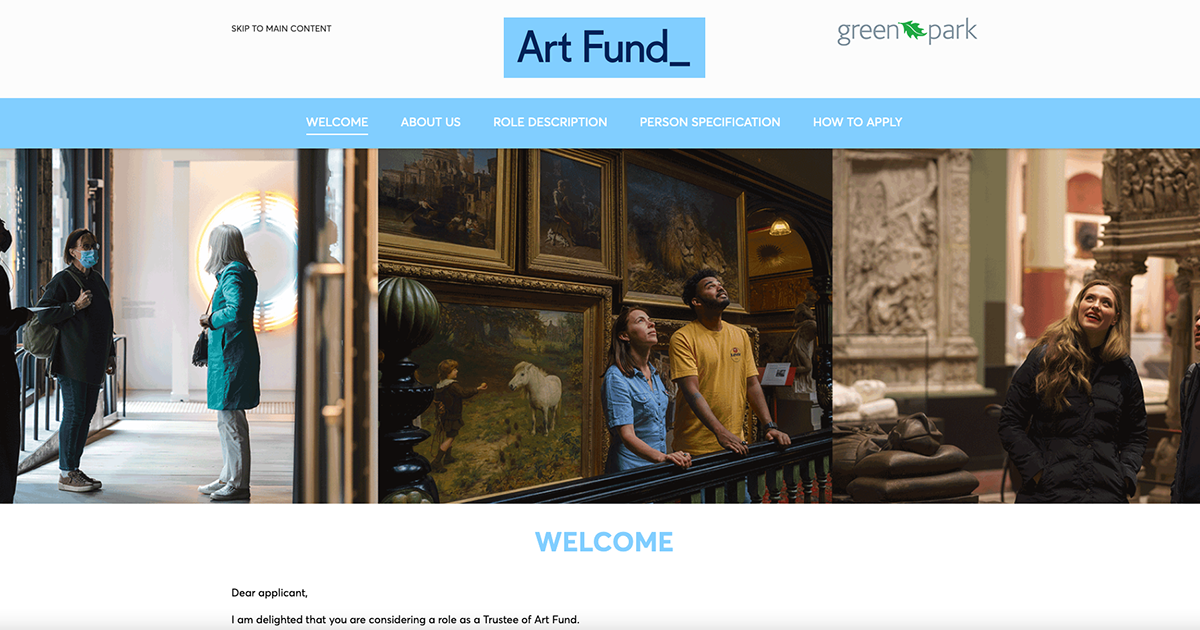 Art Fund Role Description