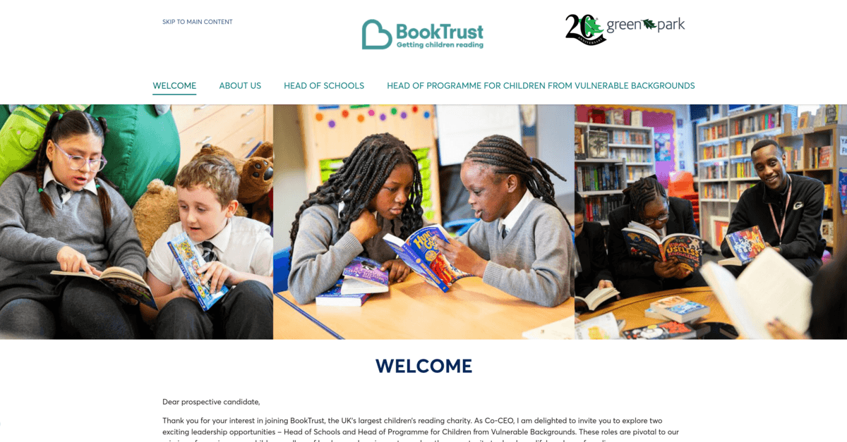 Sepecification Background BookTrust Person Specification – Head of Programme for Children from ...
